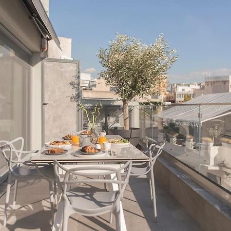 Luxury Acropolis View Apartment-Living Stone Black Pearl Афіни Екстер'єр фото