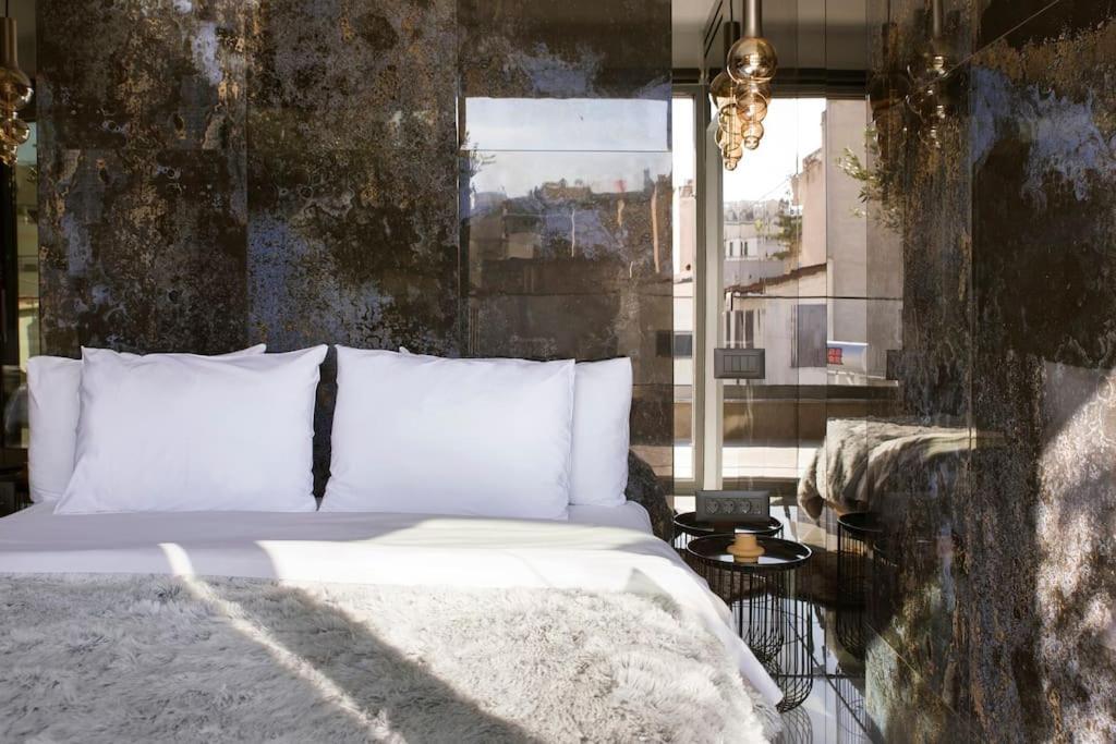 Luxury Acropolis View Apartment-Living Stone Black Pearl Афіни Екстер'єр фото