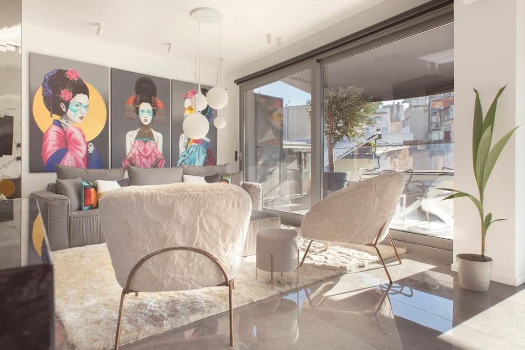 Luxury Acropolis View Apartment-Living Stone Black Pearl Афіни Екстер'єр фото